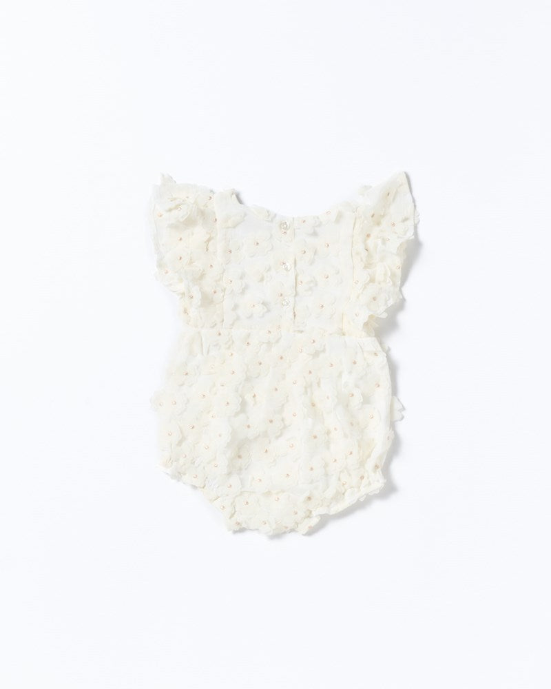 Whimsy Romper - White Tulle