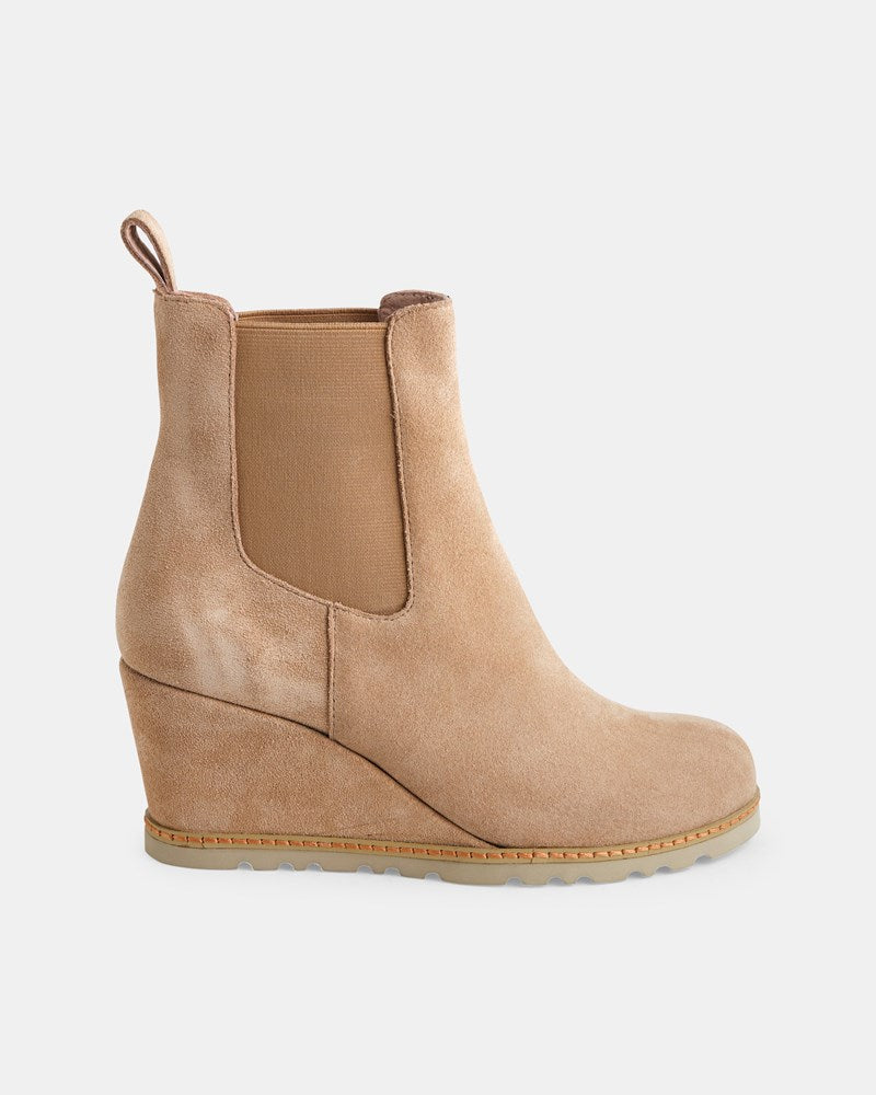 Calais Suede Boot - Camel