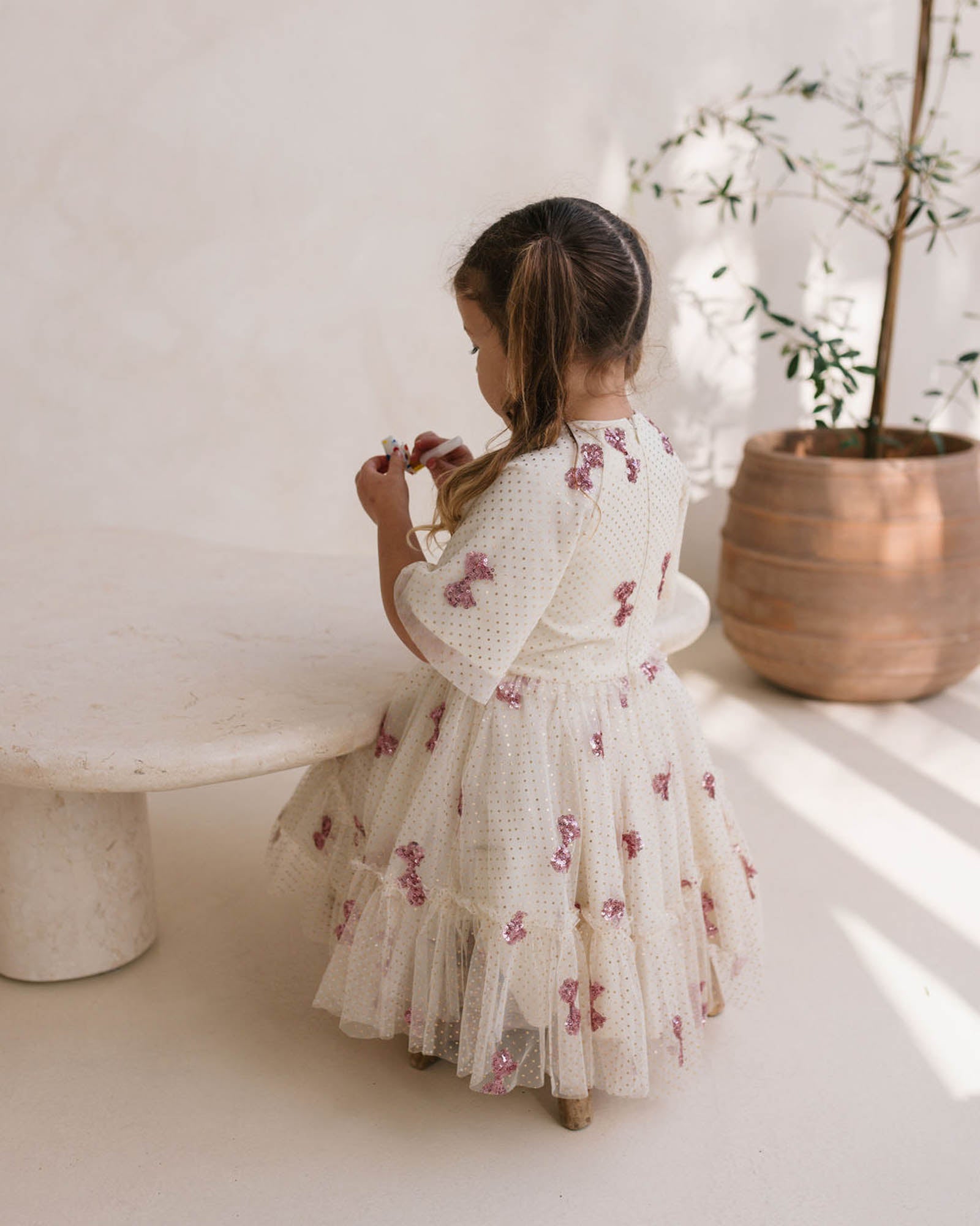 Faire La Fete Dress - Cream