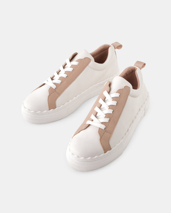 Hut Leather Sneaker - White