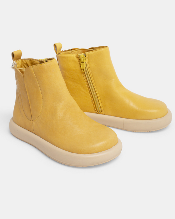 Hero Leather Boot - Mustard