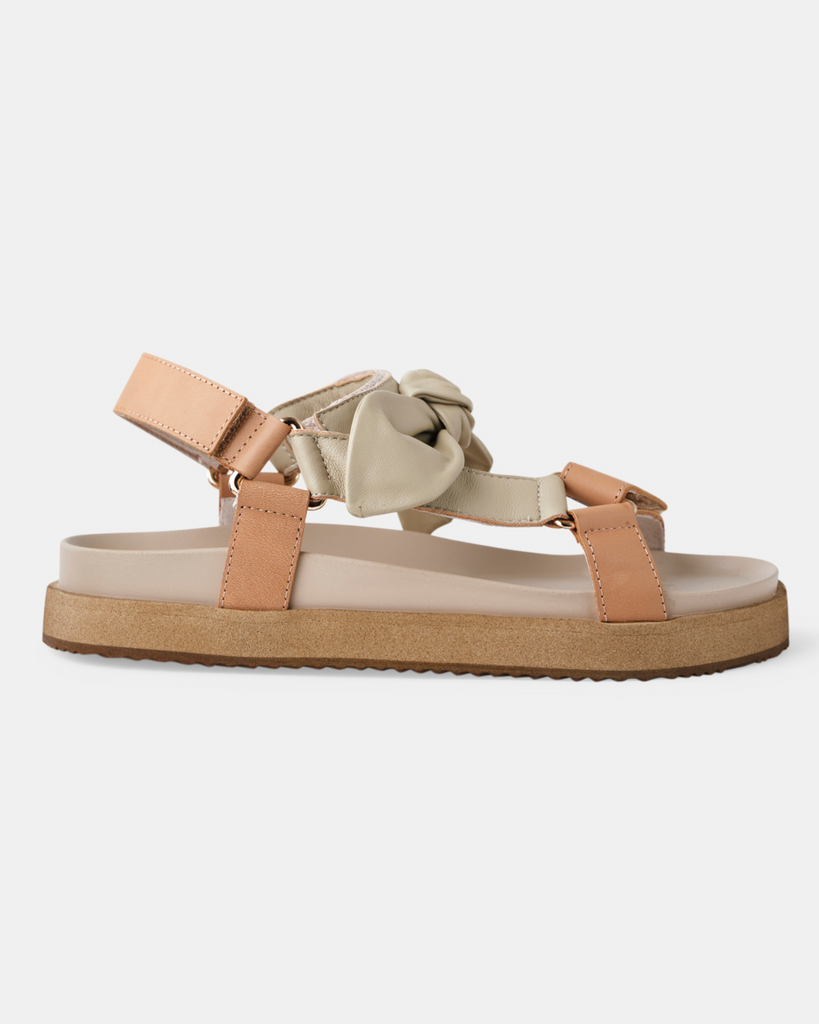 Marley Leather Sandal - Tan Walnut Melbourne