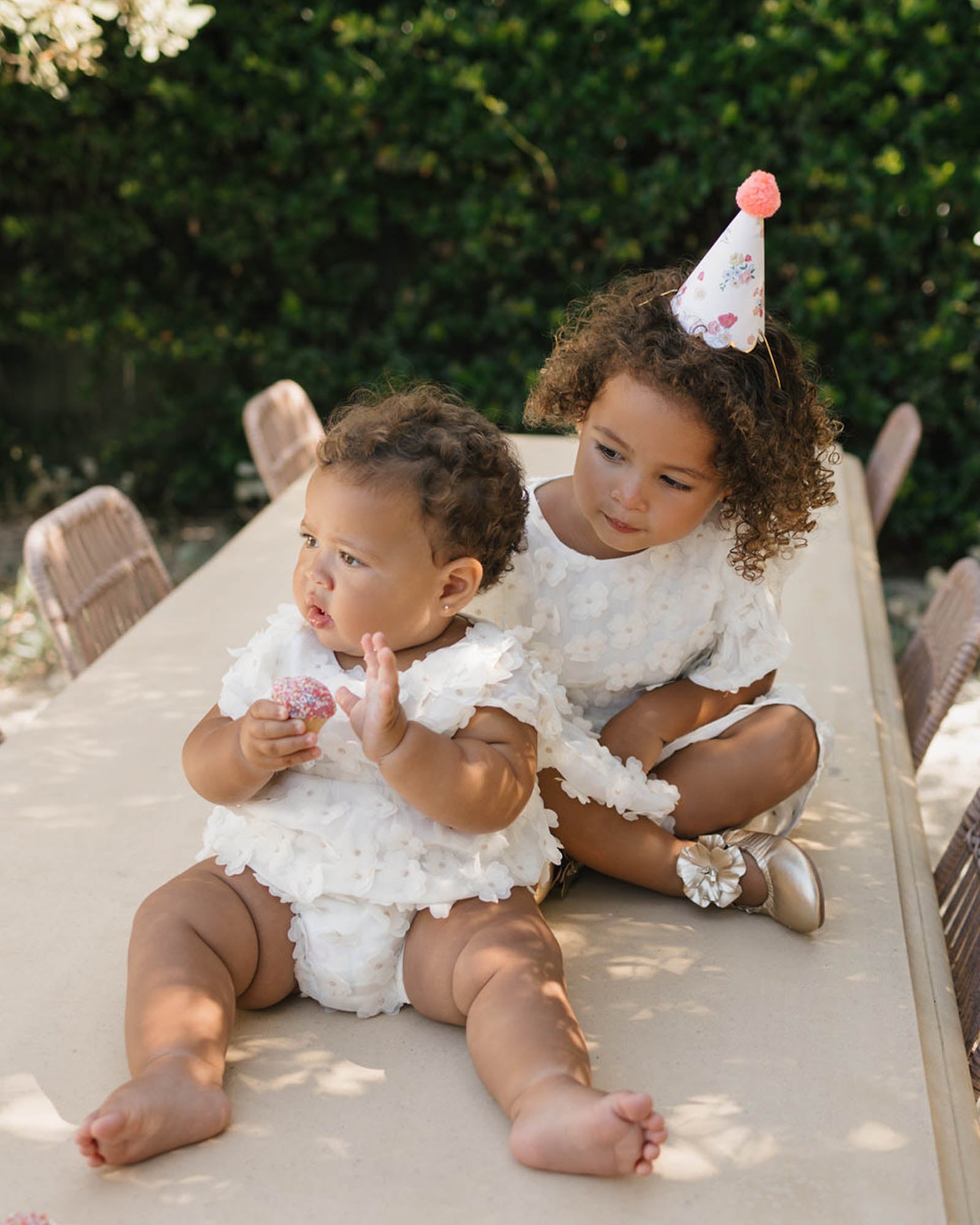 Whimsy Romper - White Tulle