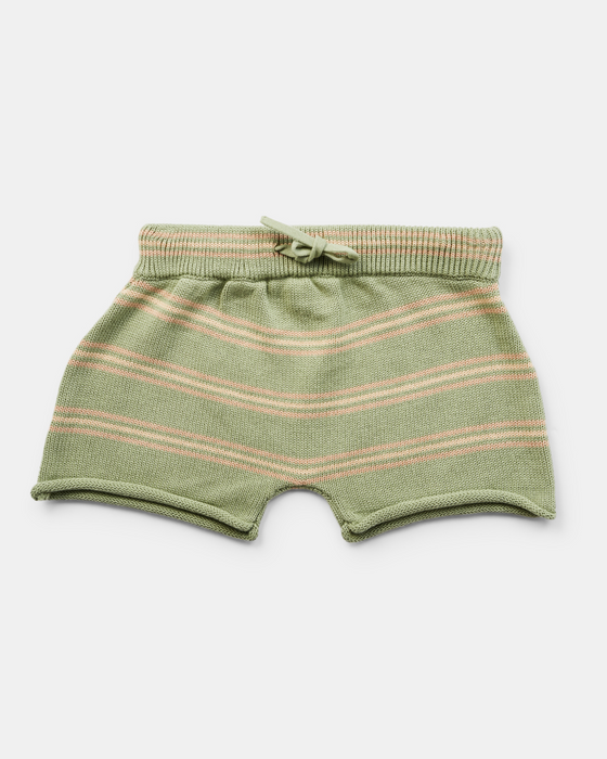 Jack Knit Shorts - Fern Stripe