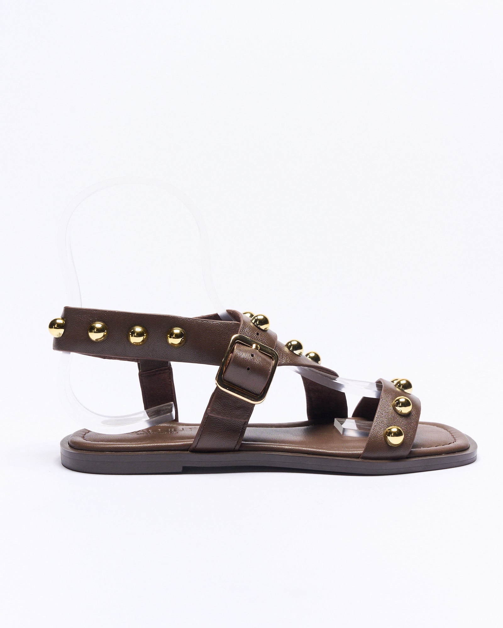 Reid Leather Sandal - Chocolate