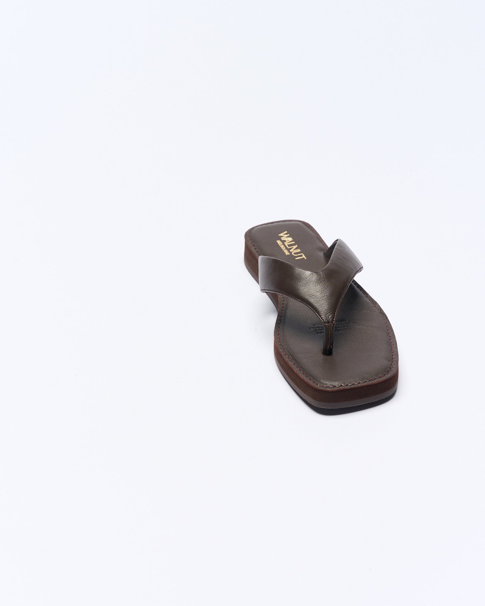 Filip Leather Slide - Chocolate