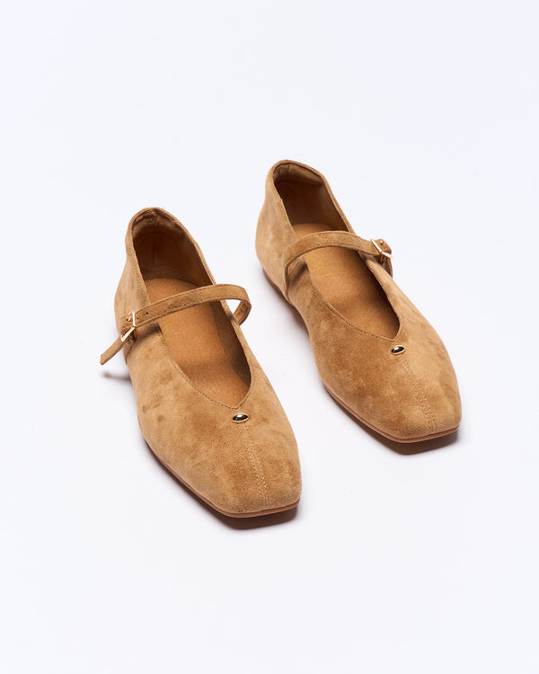 Lennon Leather Ballet - Tan