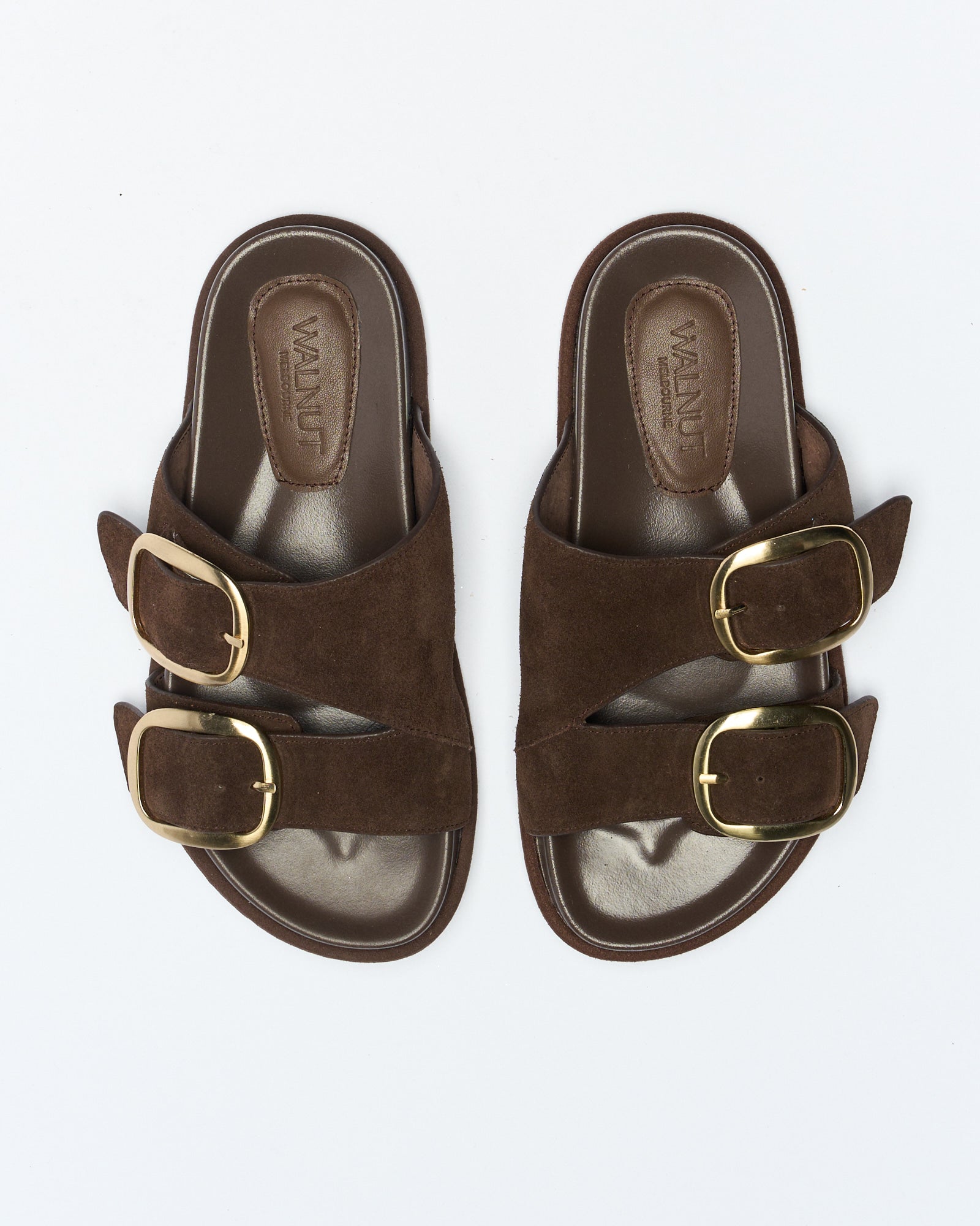 Otto Leather Slide - Chocolate