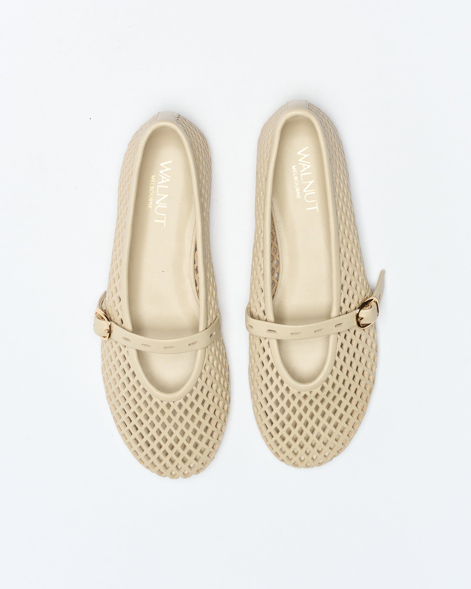 Kate Leather Ballet - Vanilla
