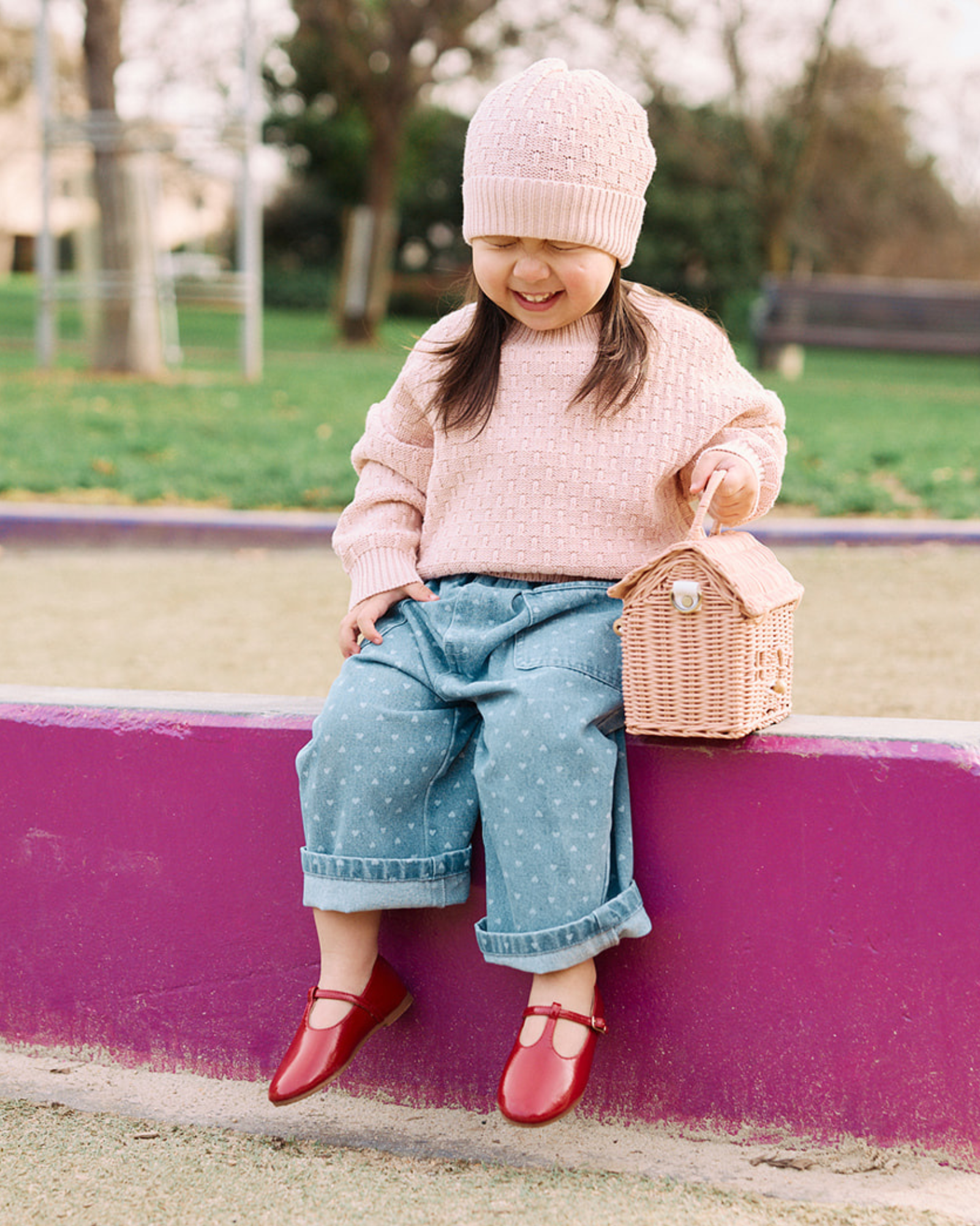 Audrey Mary Jane - Red Patent