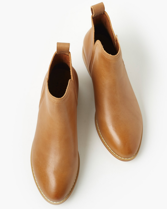 Douglas Leather Boot - Tan