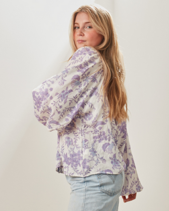 St Tropez Top - Whimsy Lilac