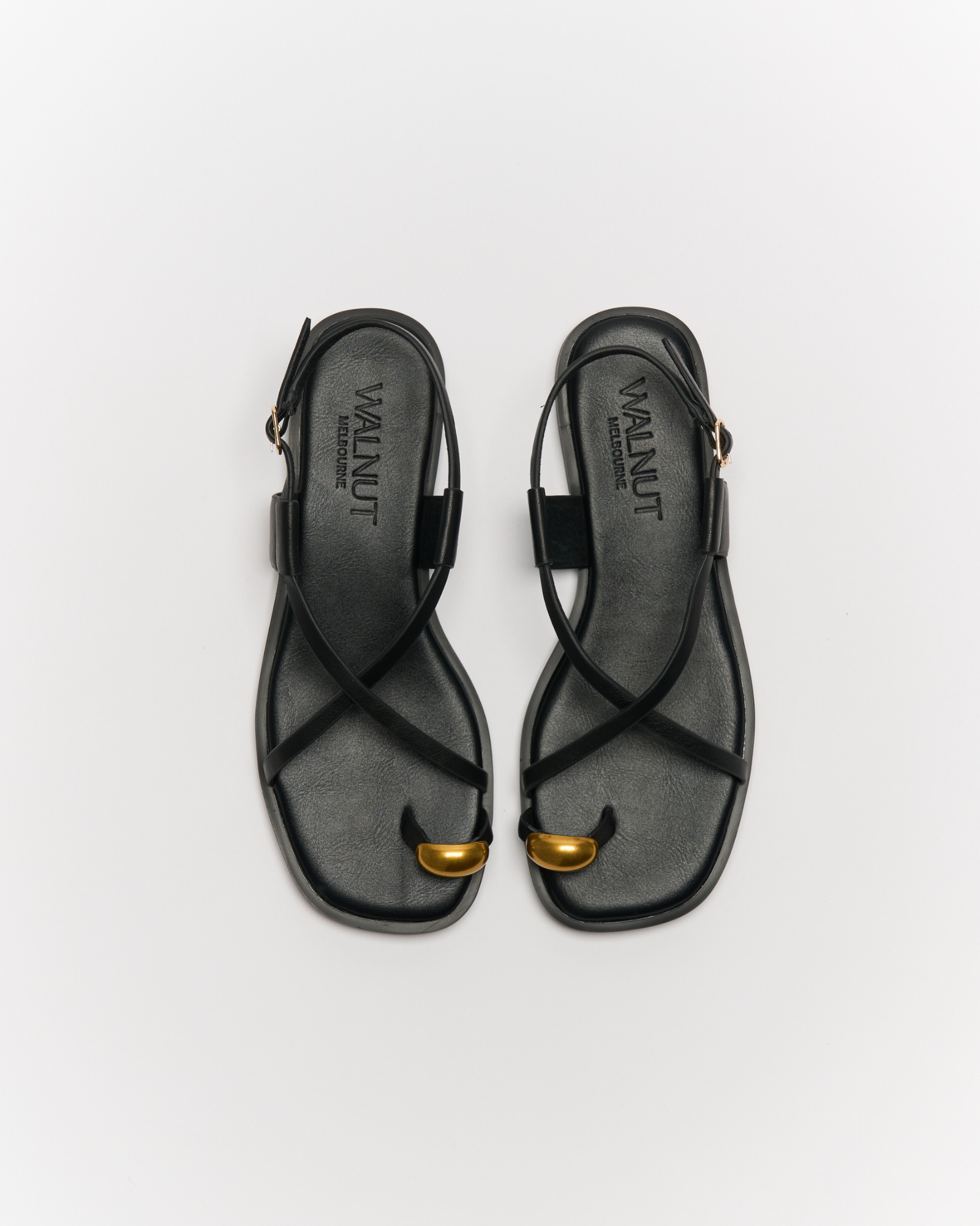 Eliana Leather Sandal - Black *Pre Order*