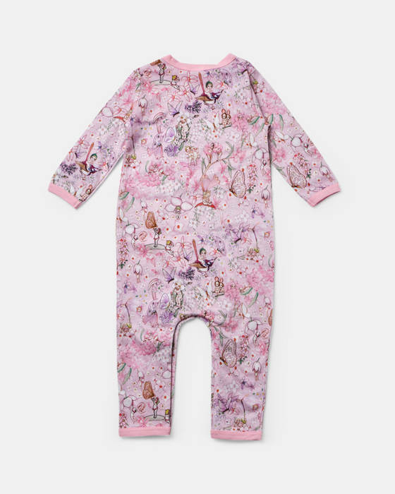 May Gibbs Scout Onesie - Rainbow Lilac