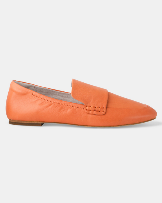 Dutch Leather Loafer - Sunburn Orange