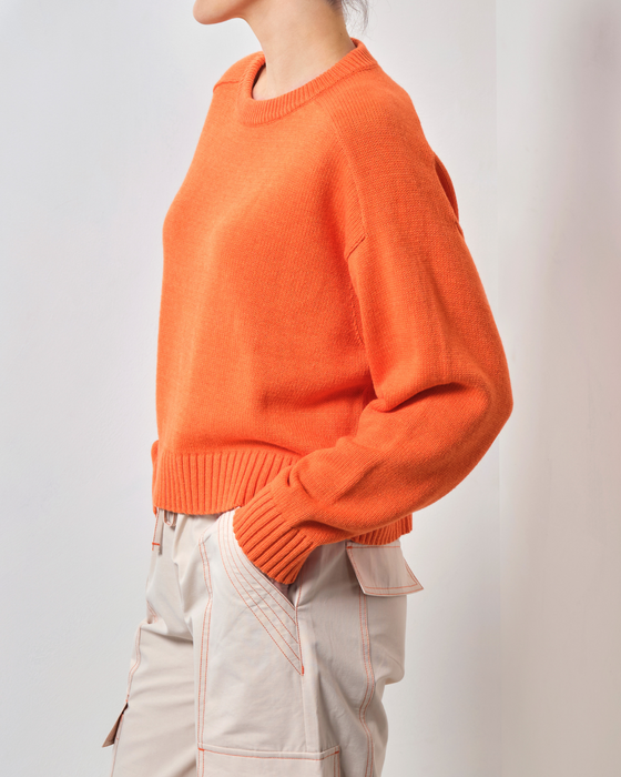Seville Knit Jumper - Orange