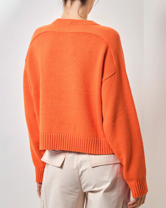 Seville Knit Jumper - Orange