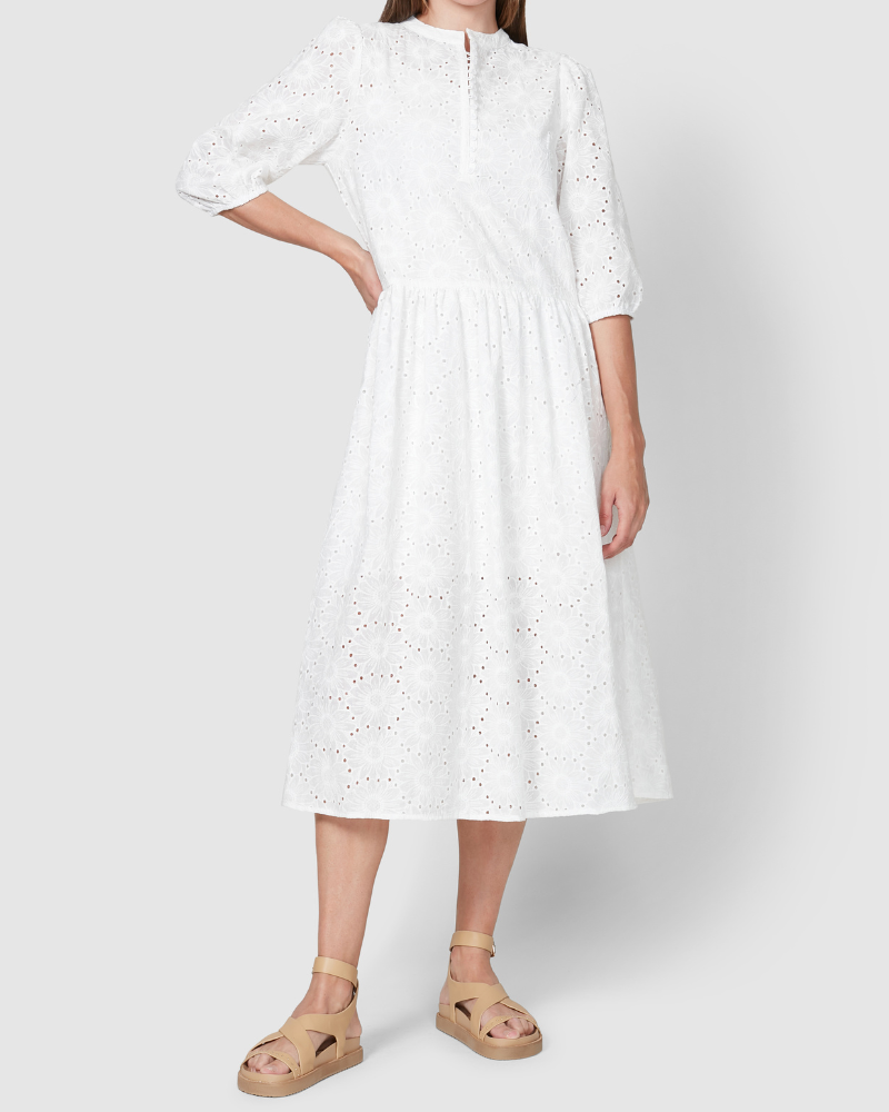 Paris Lace Dress - White — Walnut Melbourne