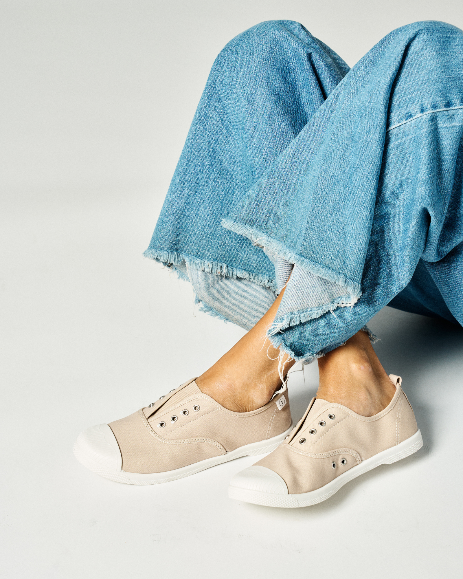 Euro Canvas Plimsole - Sand