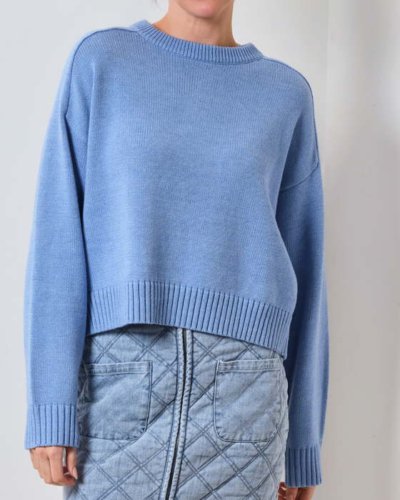 Seville Knit Jumper Light Blue Walnut Melbourne
