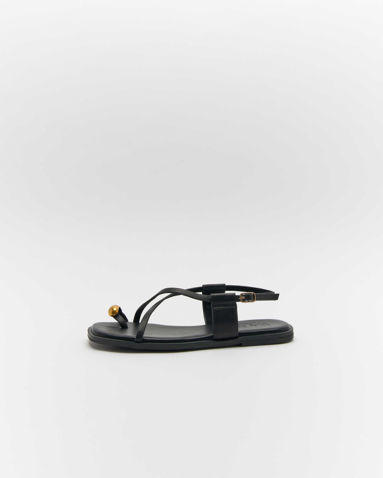 Eliana Leather Sandal - Black *Pre Order*