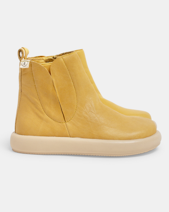Hero Leather Boot - Mustard — Walnut Melbourne