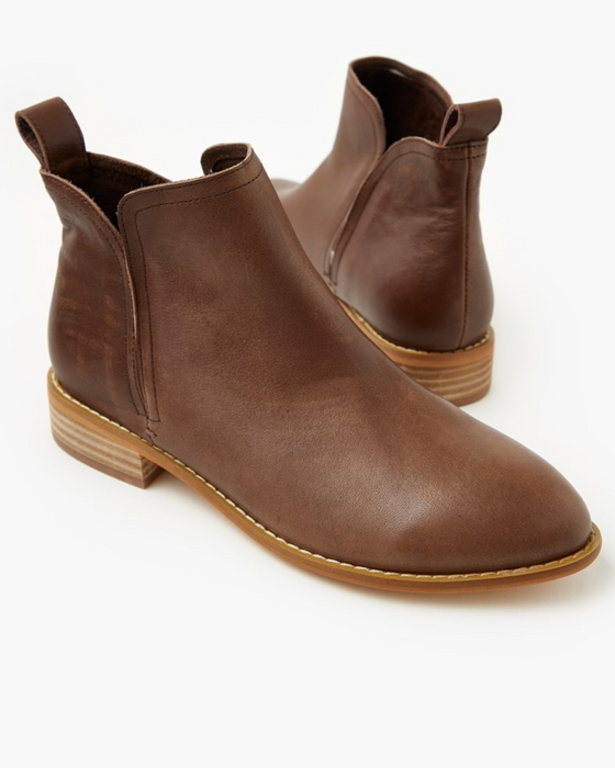 Douglas Leather Boot - Chocolate