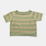 Beau Knit T-Shirt - Fern Stripe