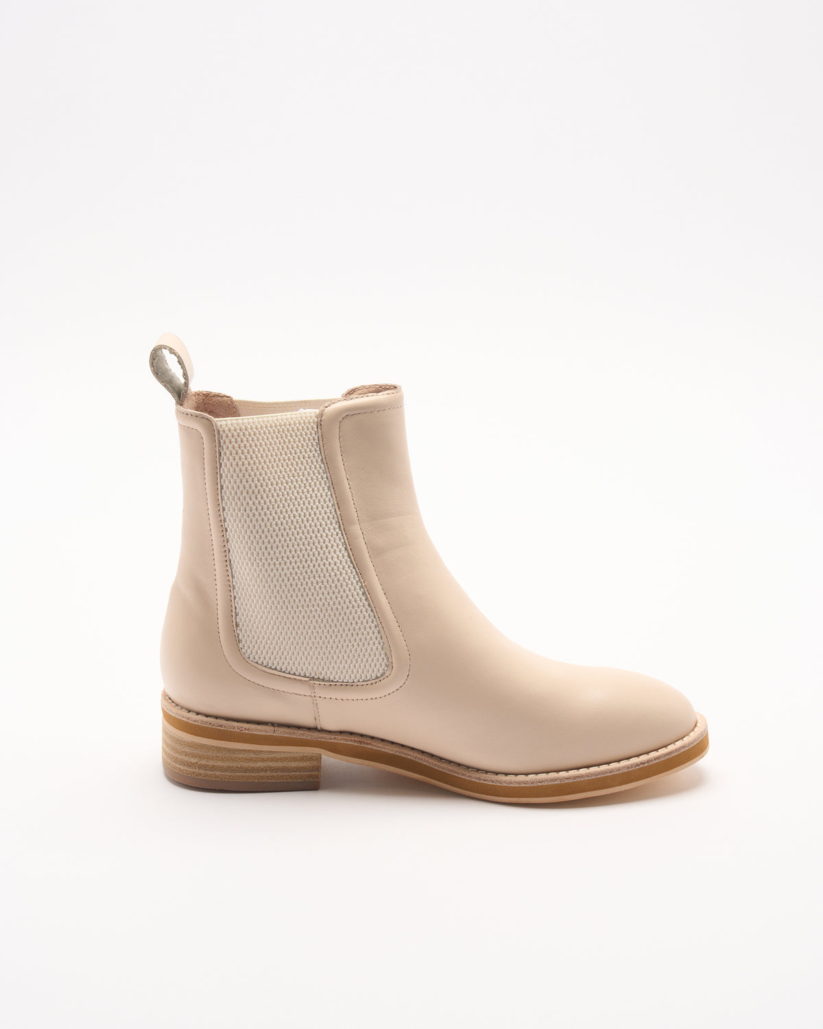 Cora Leather Boot - Vanilla â Walnut Melbourne