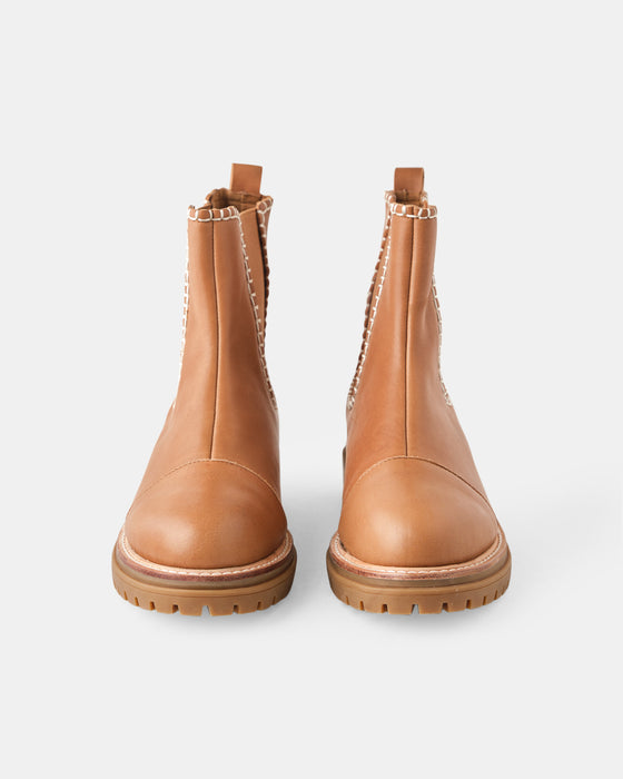 Orion Leather Boot - Tan