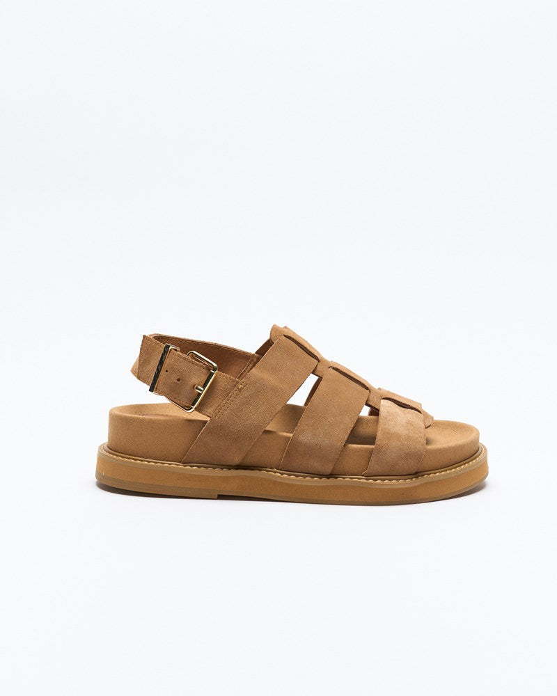 Dakota Leather Sandal - Tan