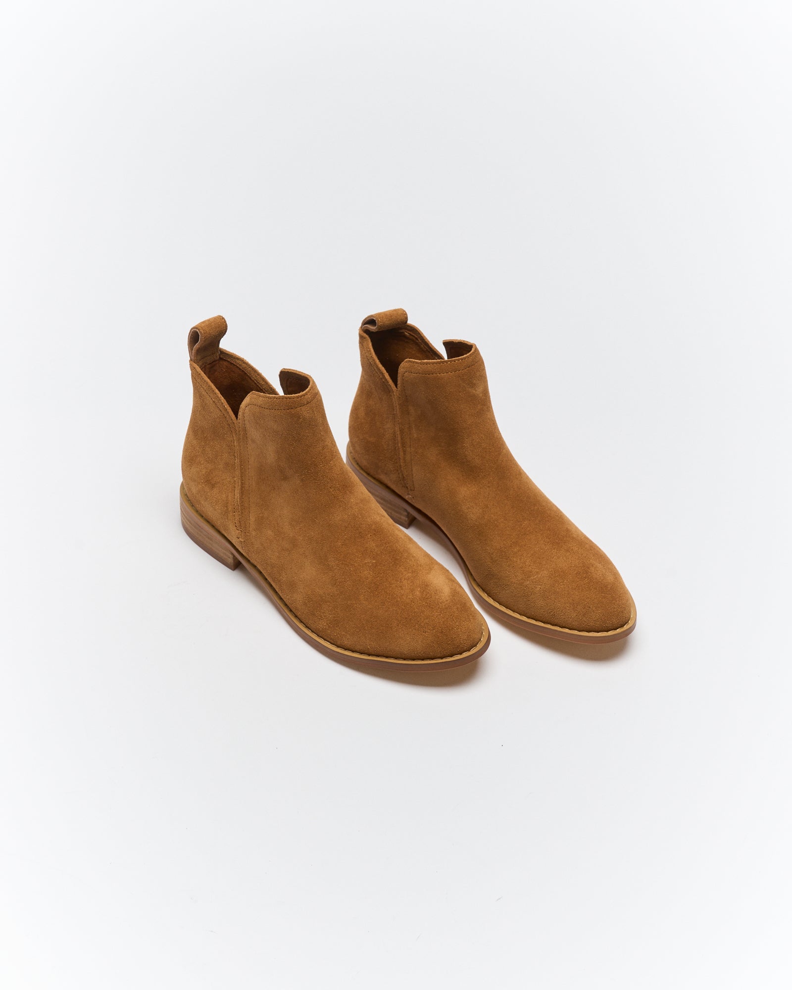 Douglas Leather Boot - Tan Suede