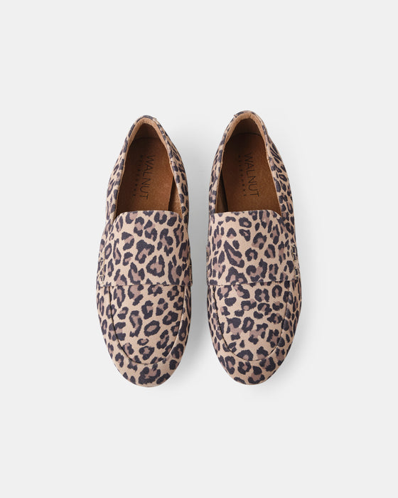 Dutch Leather Loafer - Leopard