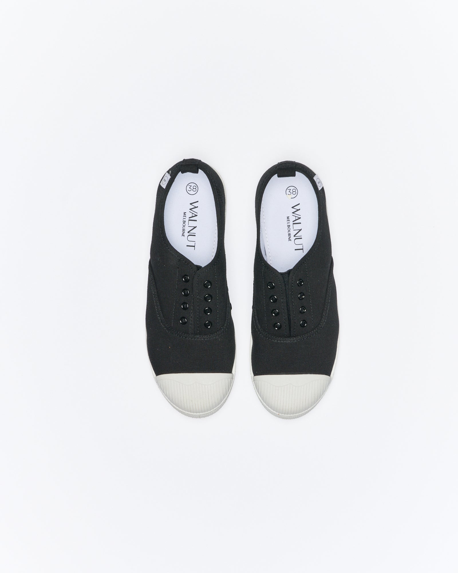 Euro Canvas Plimsole - Black