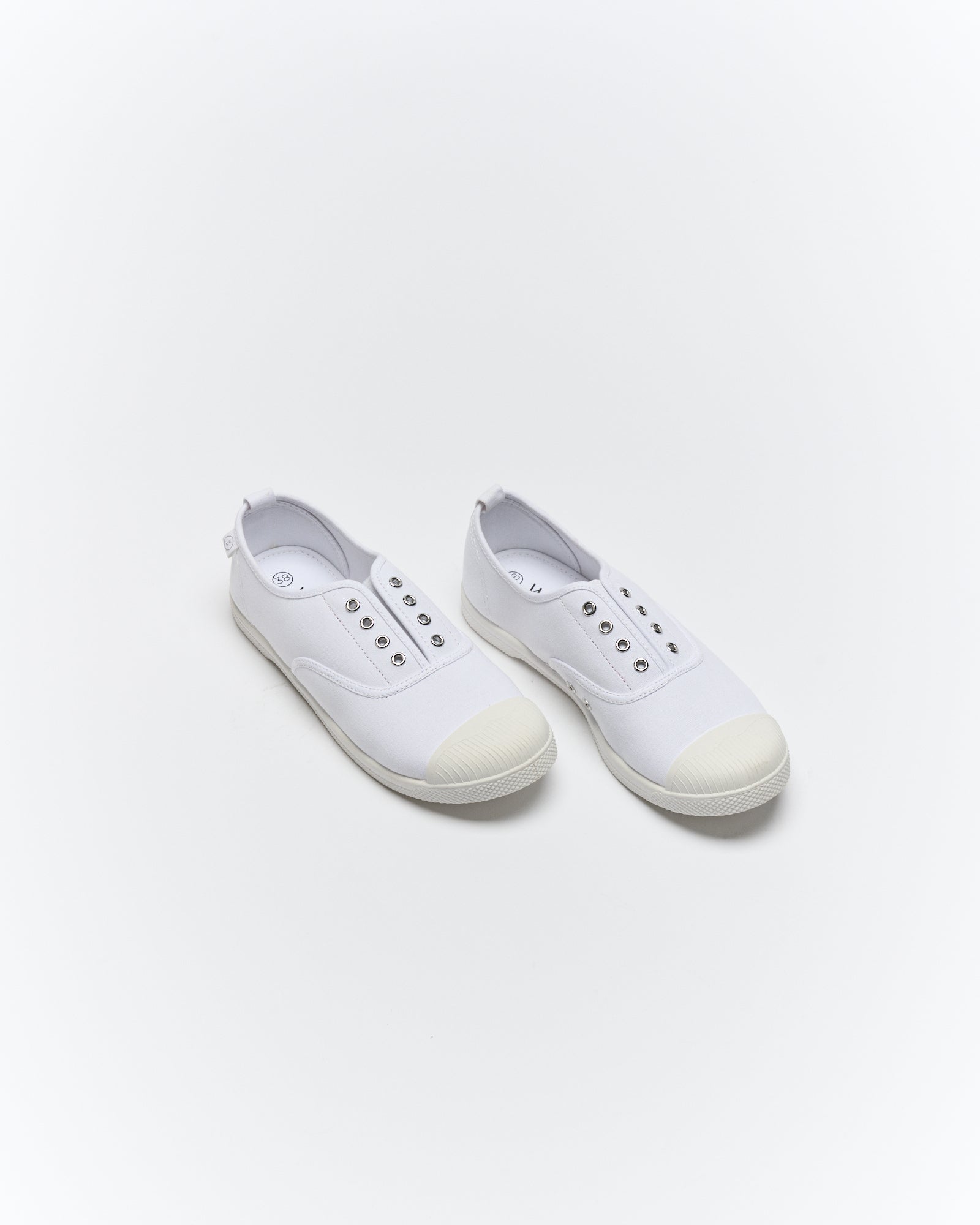 Euro Canvas Plimsole - White