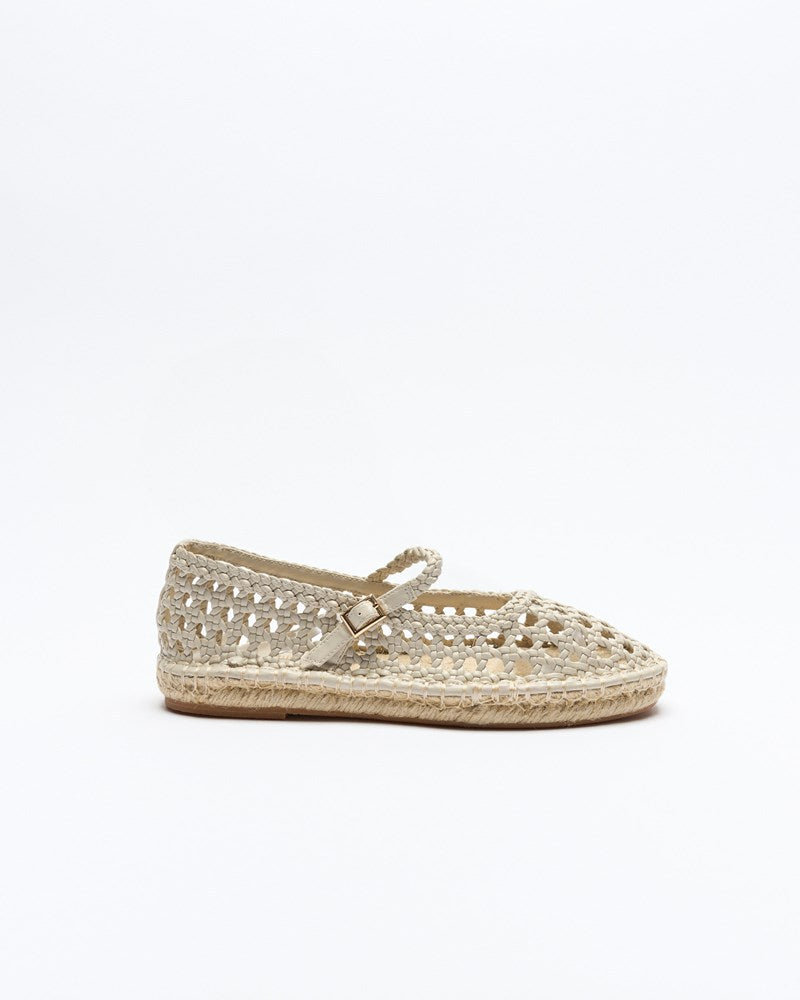 Georgia Espadrille - Bone