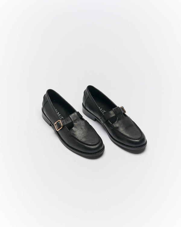 Helena Leather Loafer - Black