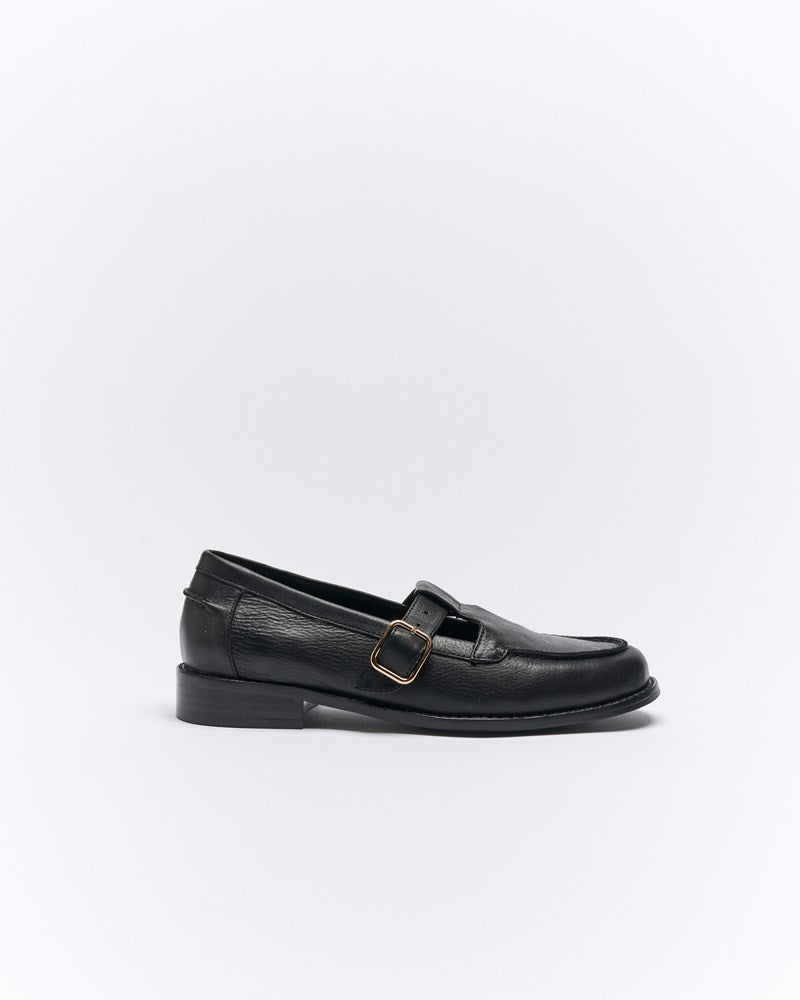 Helena Leather Loafer - Black