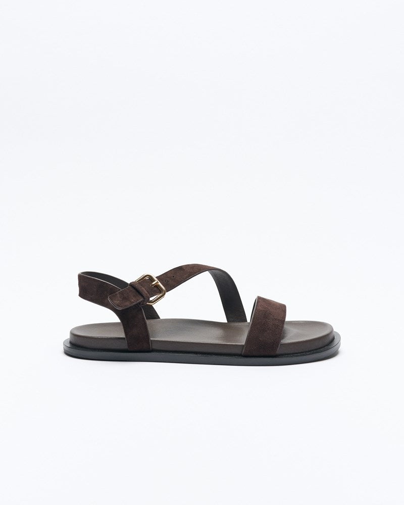 Henny Leather Sandal - Chocolate