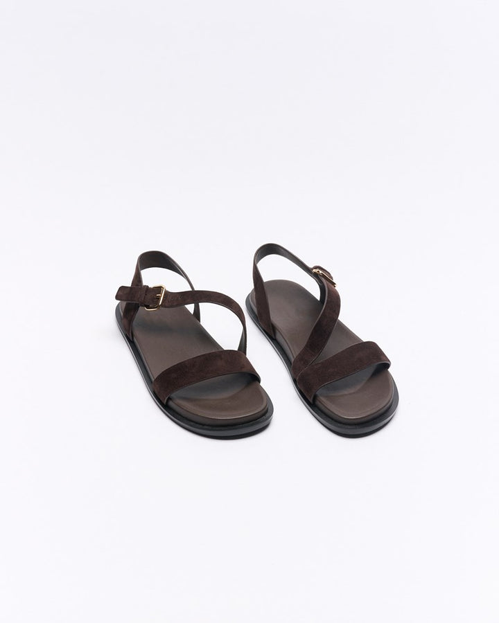 Henny Leather Sandal - Chocolate
