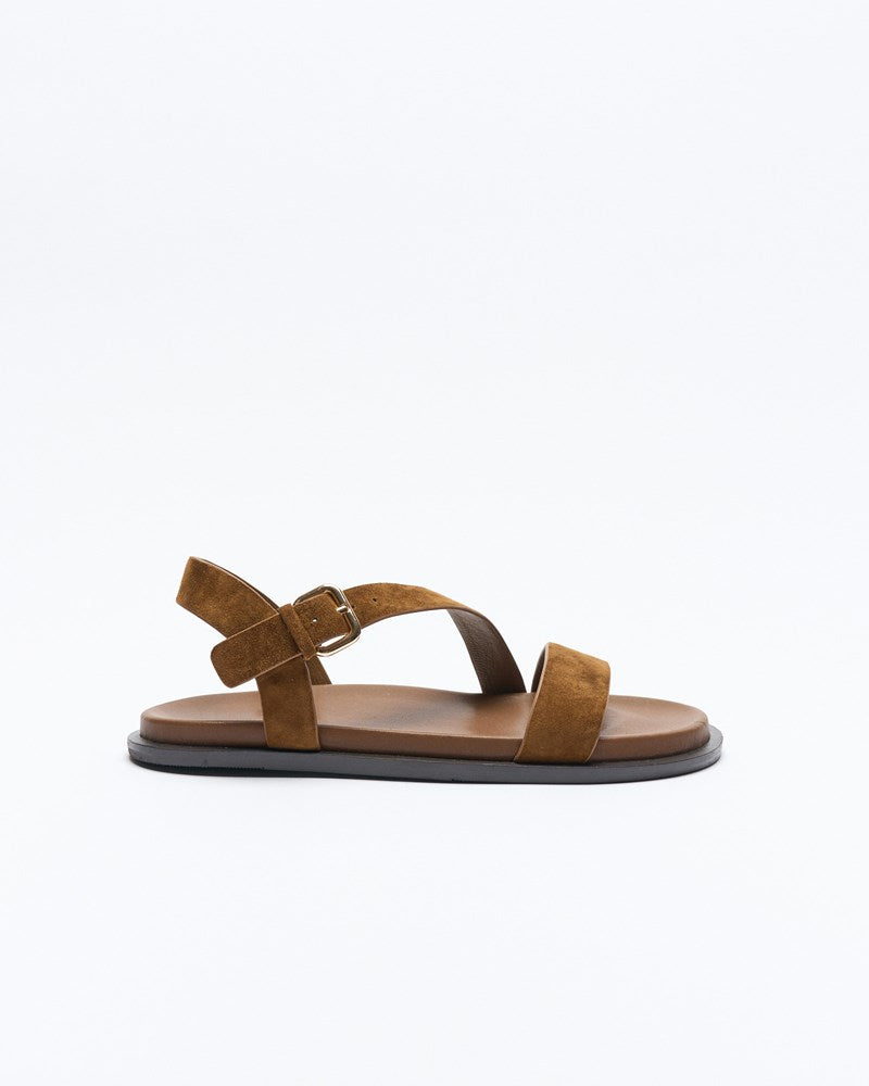 Henny Leather Sandal - Toffee