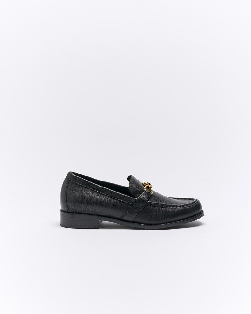Henri Leather Loafer - Black