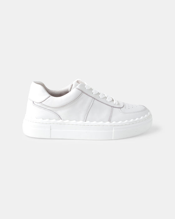 Houston Leather Sneaker - White