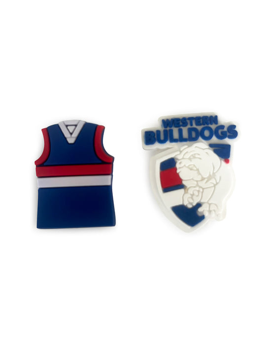 AFL Shoe Charms - Western Bulldogs (2 Pack)