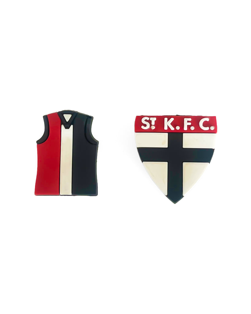 AFL Shoe Charms - St Kilda (2 Pack) Walnut Melbourne