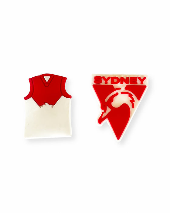 AFL Shoe Charms - Sydney (2 Pack)