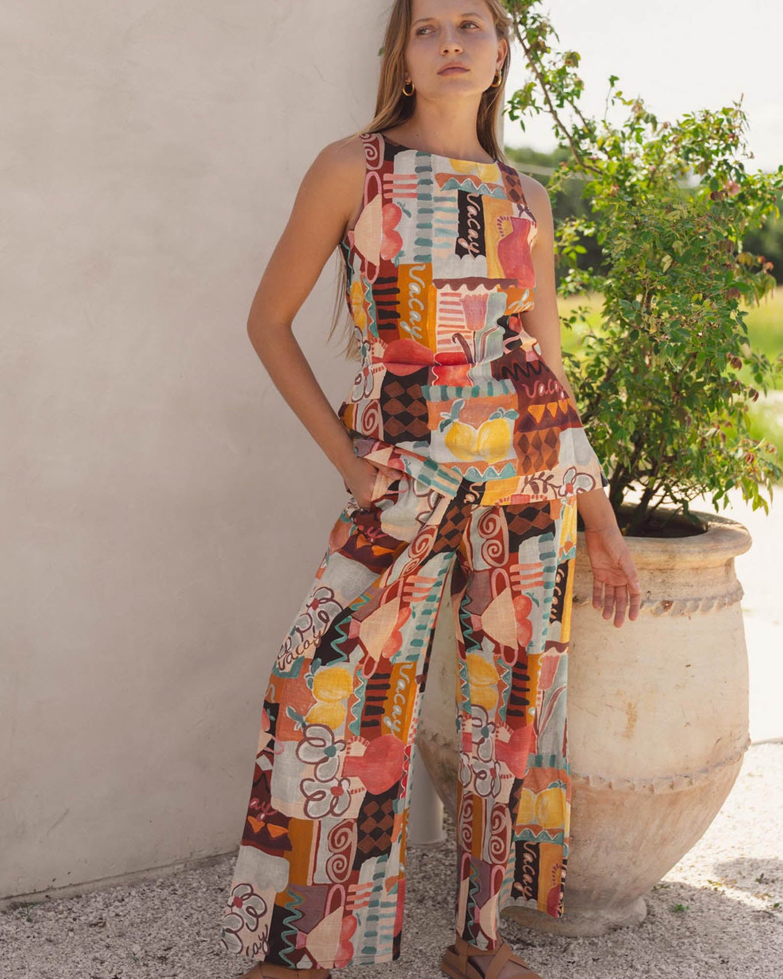 Hampton Pant - Casablanca