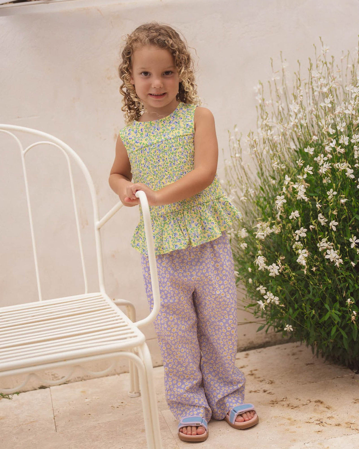 Poppy Pant - Ditsy Lilac