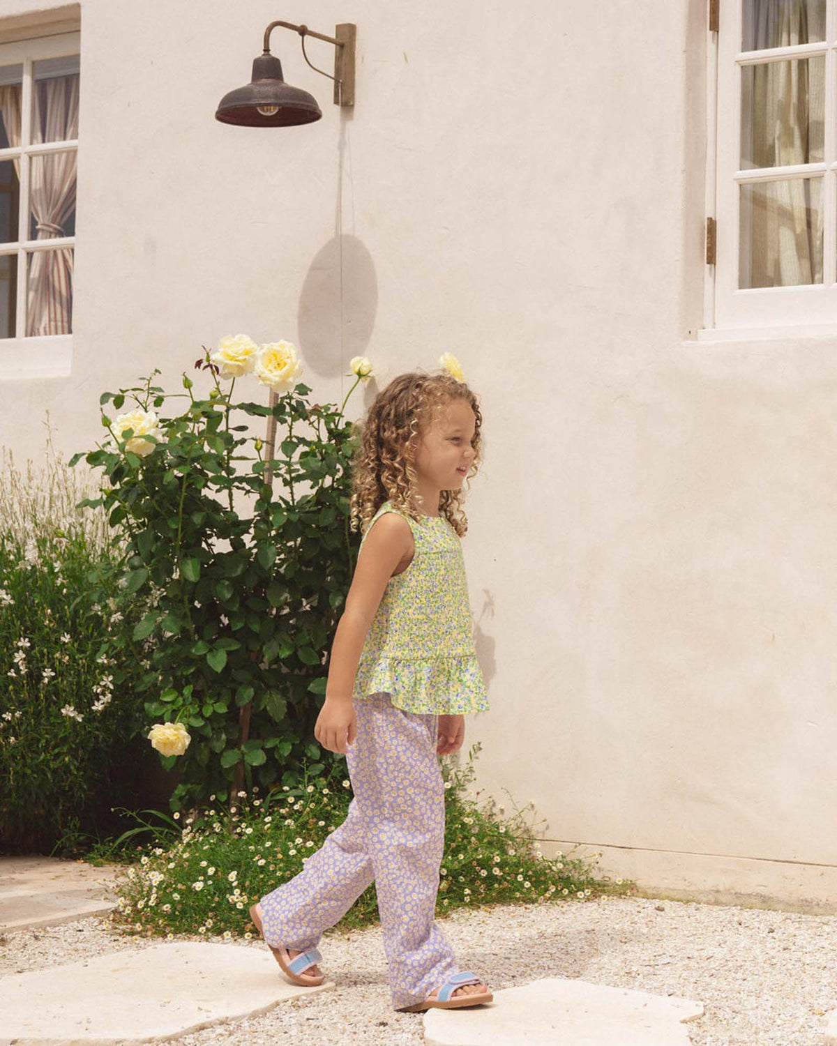 Poppy Top - Ditsy Lemon