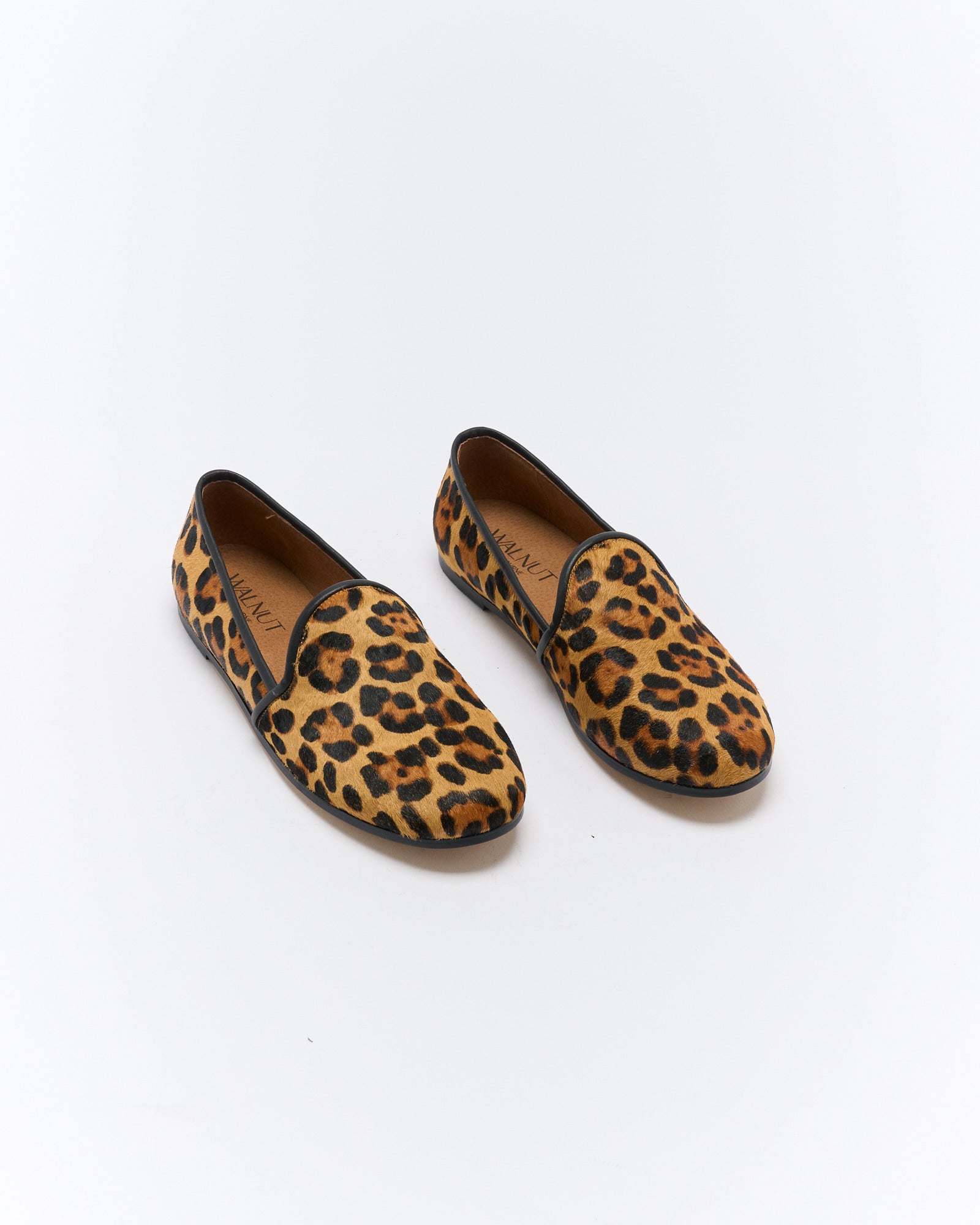 Lulu Leather Loafer -  Tan Leopard